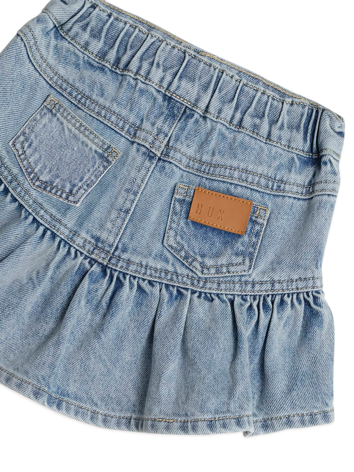 Dreamy Denim Frilly Skirt