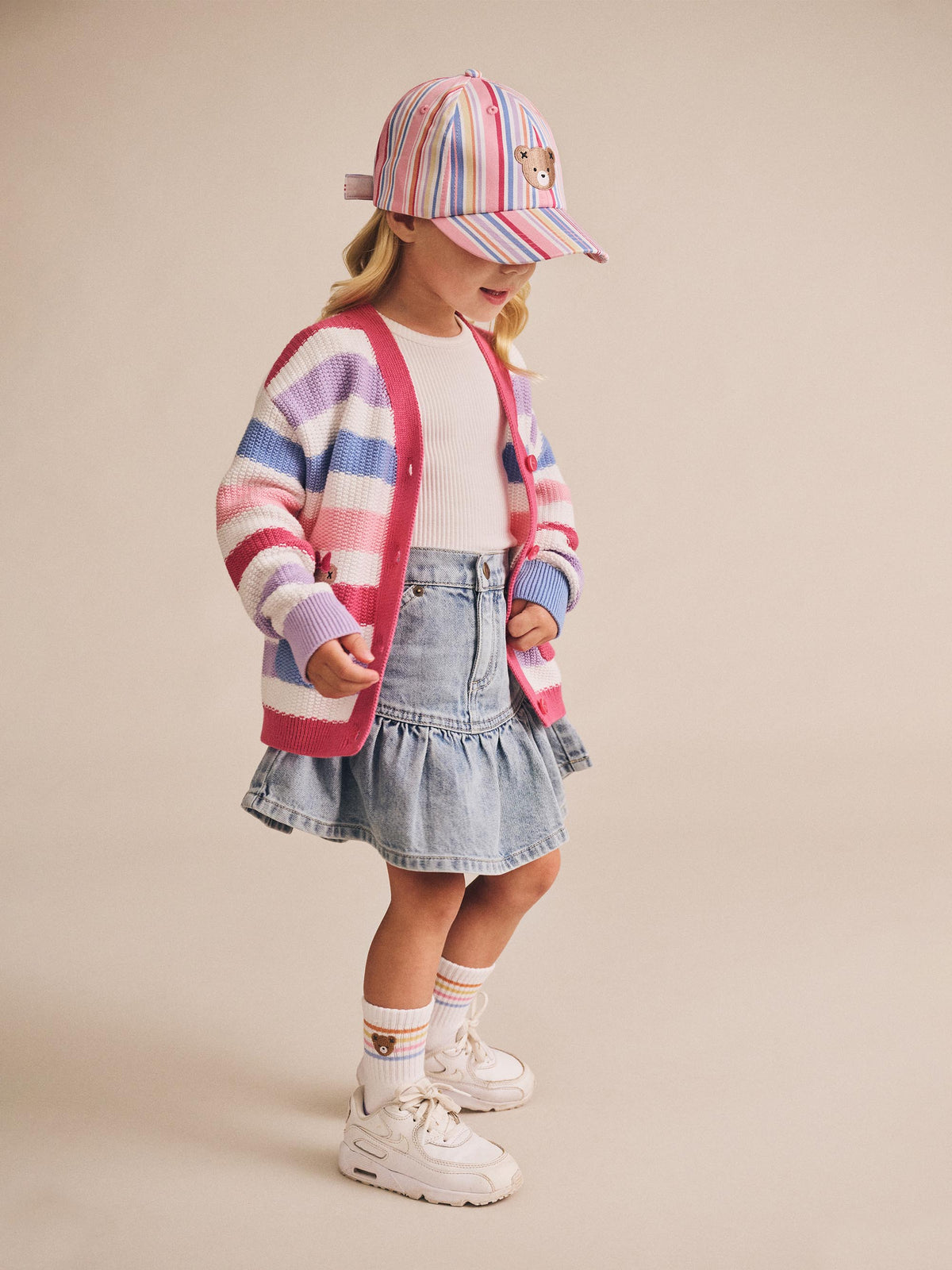 Dreamy Denim Frilly Skirt