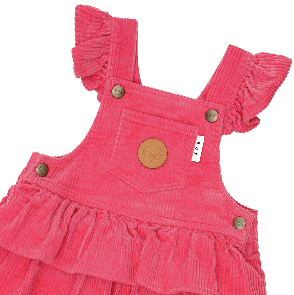 CLASSIC TIERED CORD PINAFORE | CHERRY