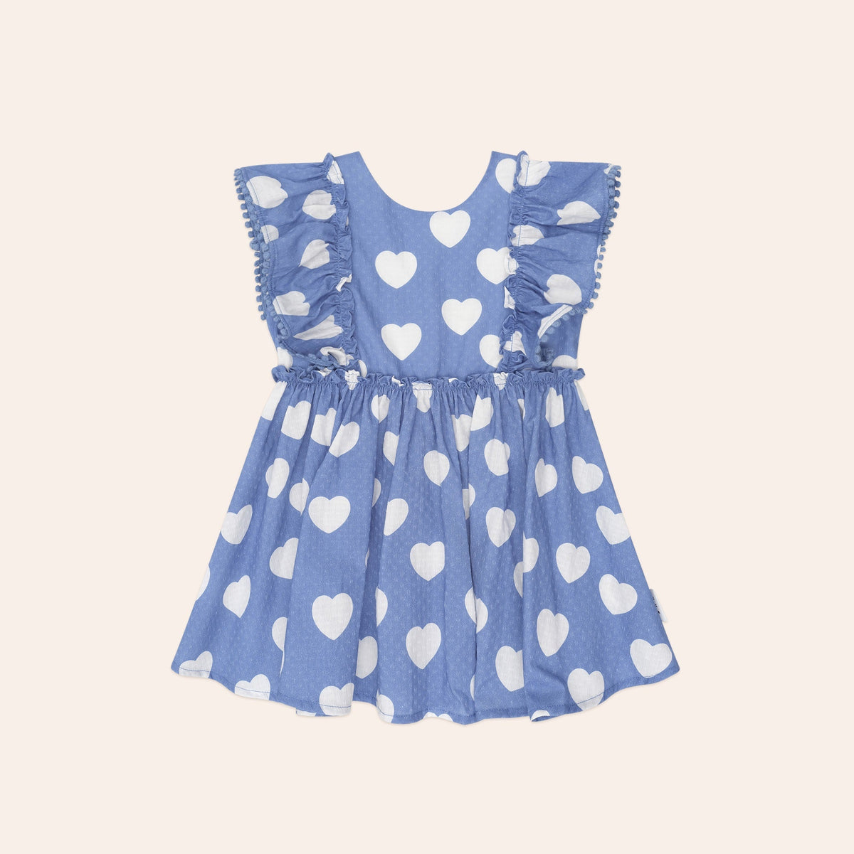 FRILL HEART BOW DRESS