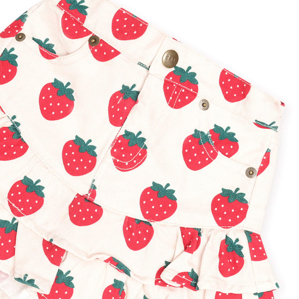 STRAWBERRY TIERED SKIRT