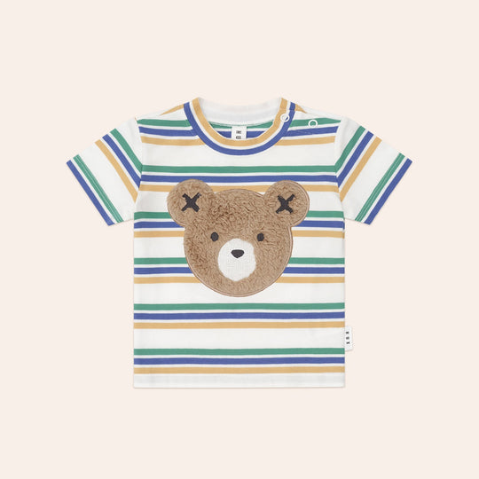 FURRY HUXBEAR COLLEGE STRIPE TEE