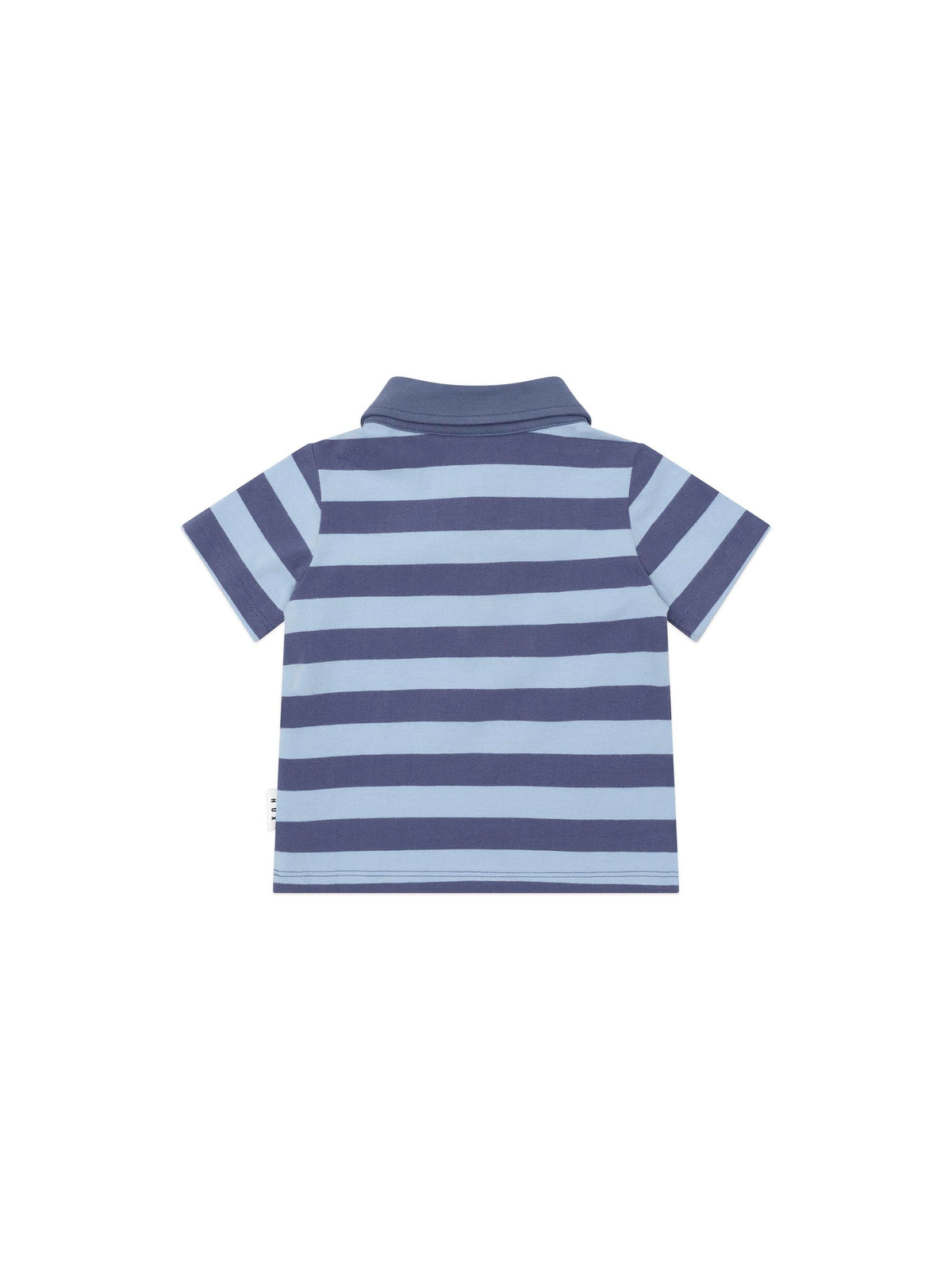 Peeping Hux Blue Stripe Polo T-Shirt