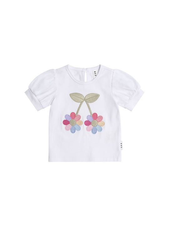 Flower Power Puff Sleeve Tee