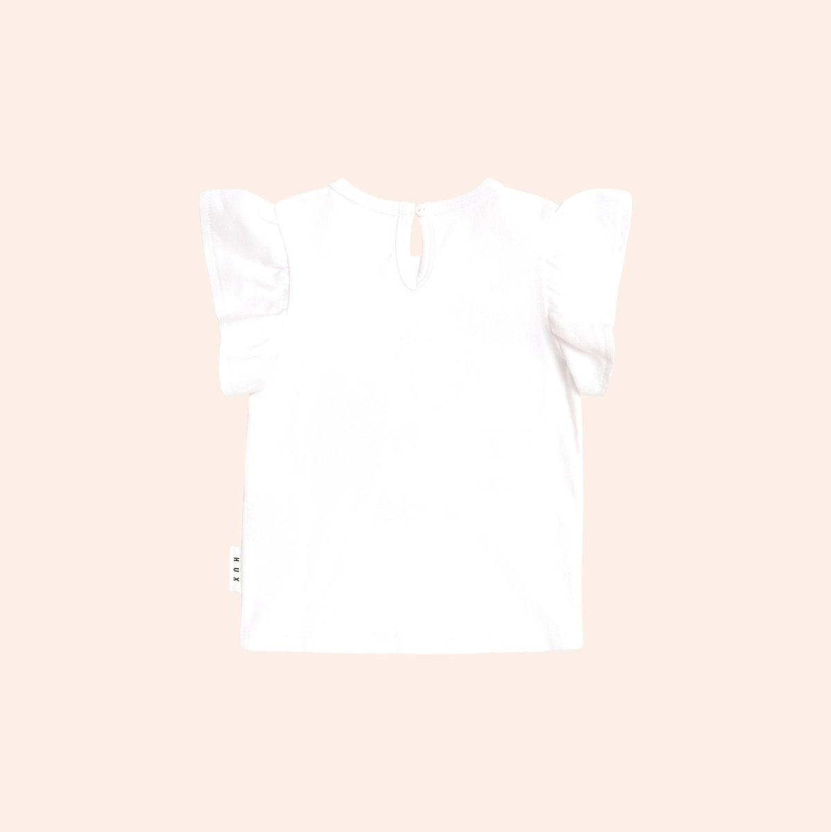 CHERRY BOW FRILL SLEEVE TEE