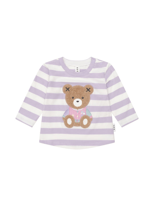 College Hux Orchid Stripe Top