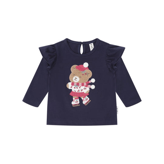 ICE SKATER HUXETTE FRILL TOP