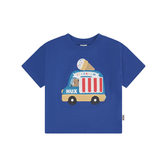 Hux Ice Cream Van Drop Shoulder Tee