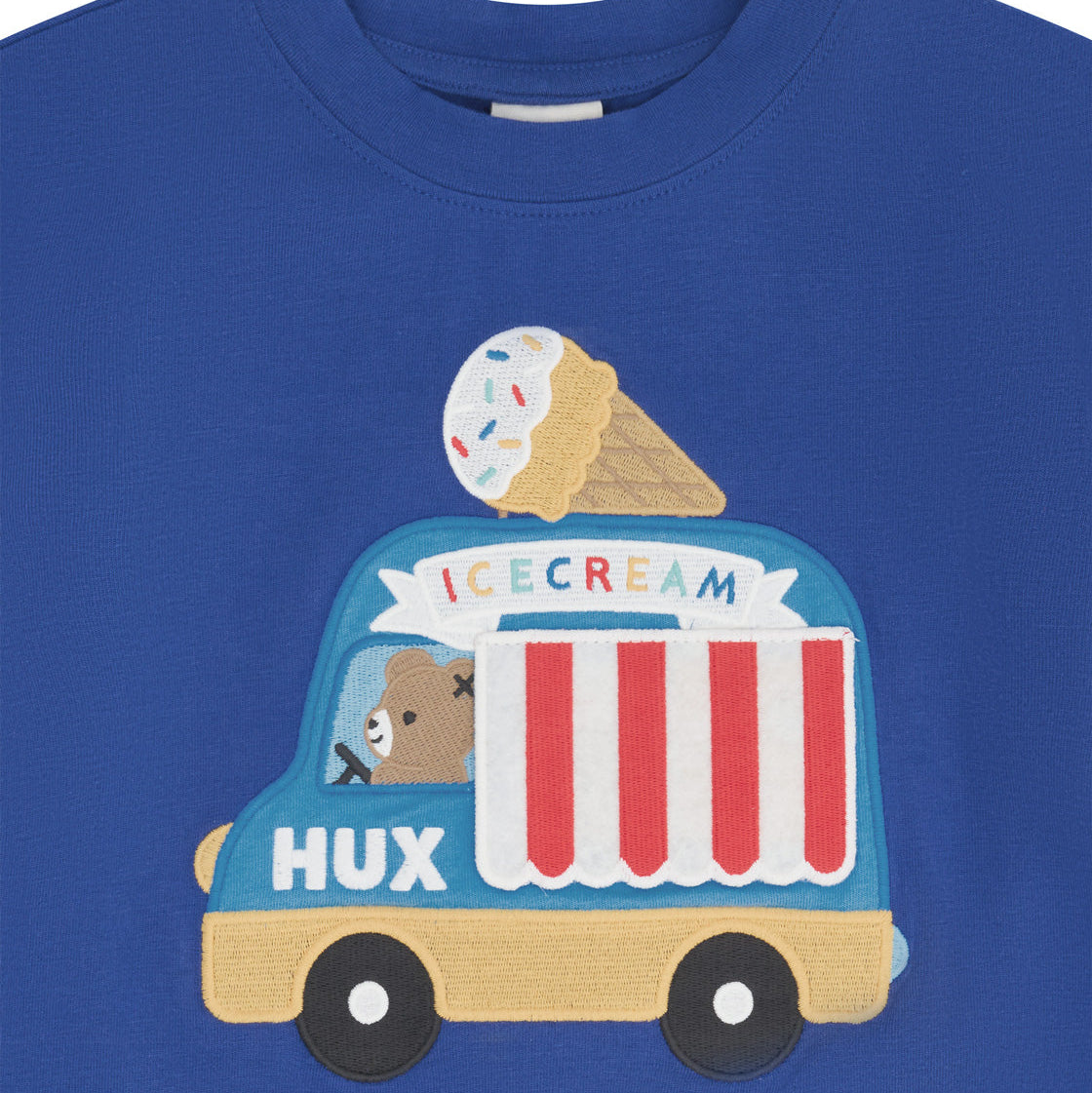 Hux Ice Cream Van Drop Shoulder Tee