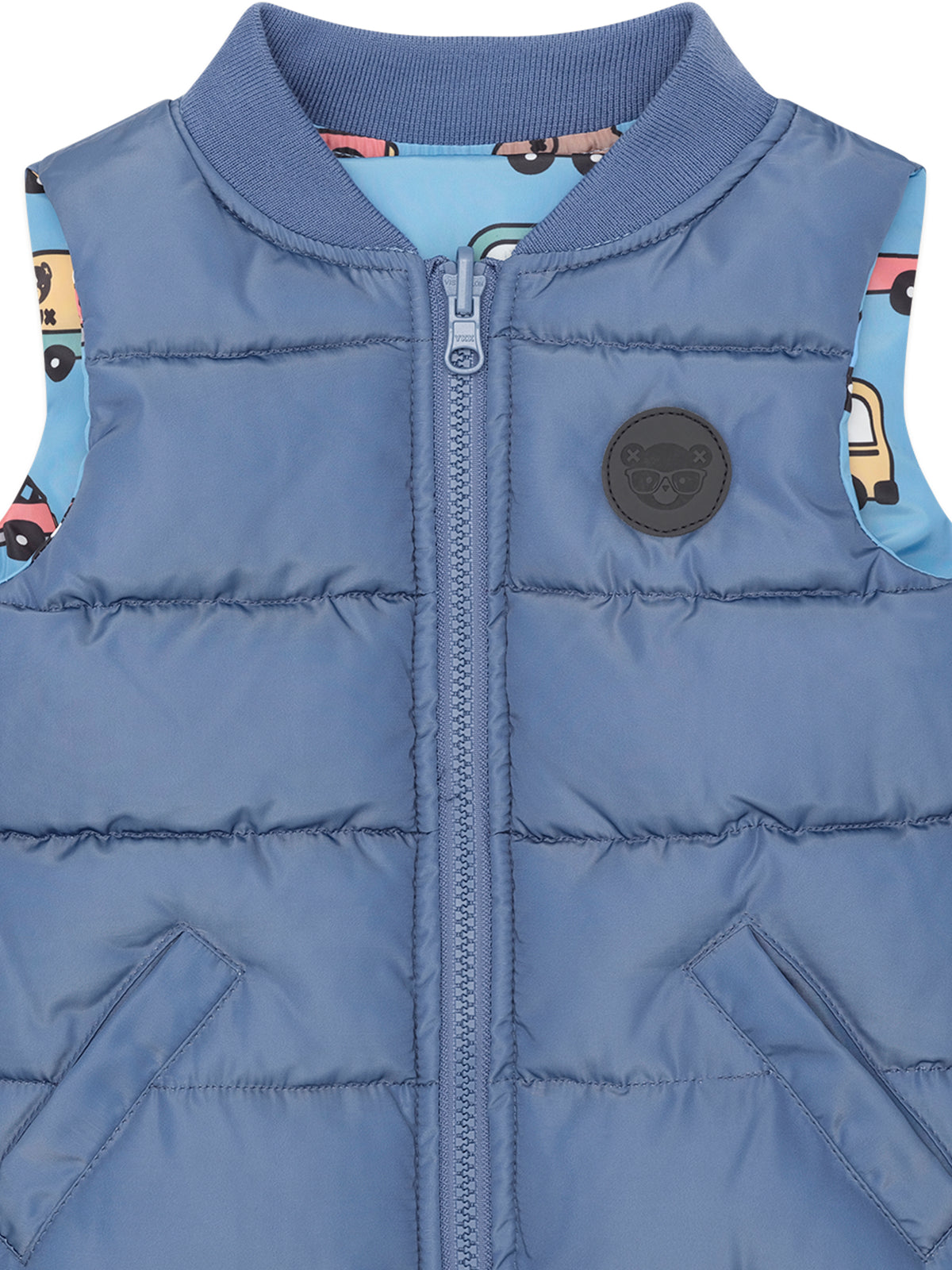 Huxmobile Reversible Puffer Vest