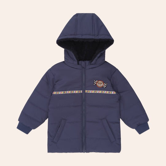 RUG UP HUX SPLICED PUFFER JACKET