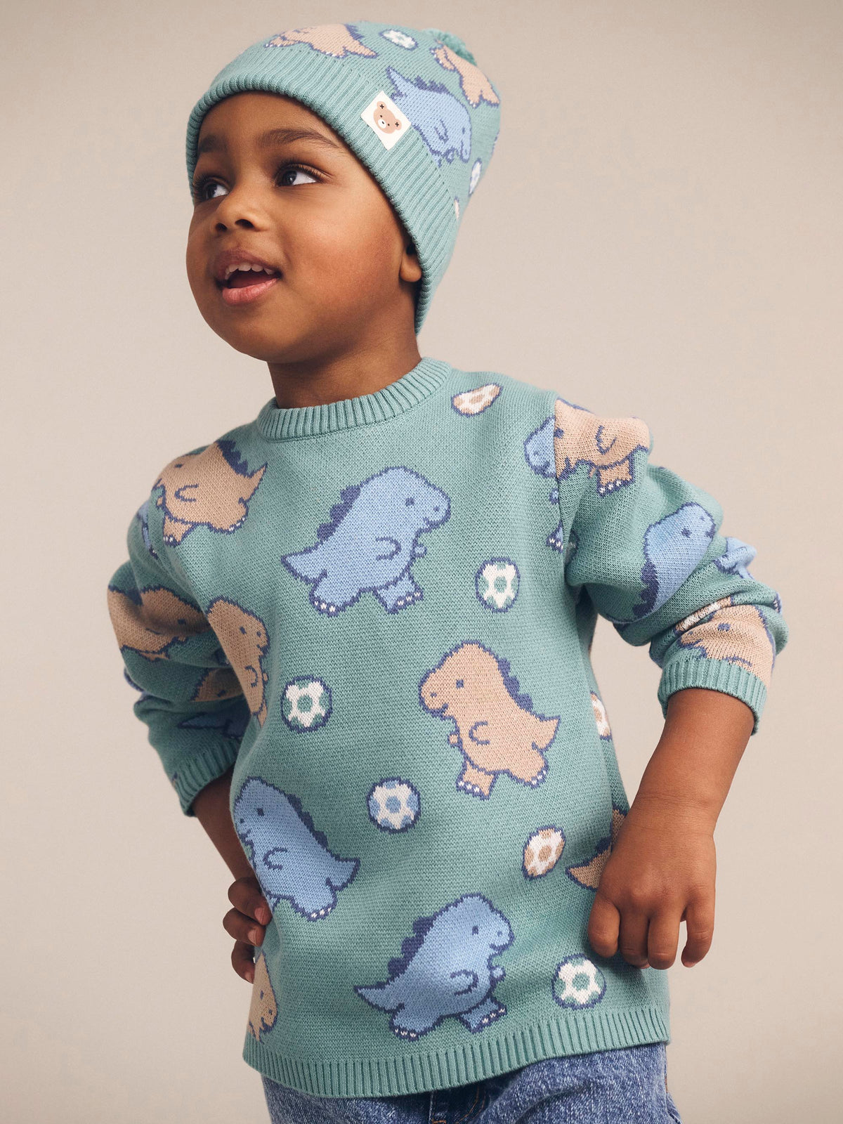 Dino Play Knit Jumper