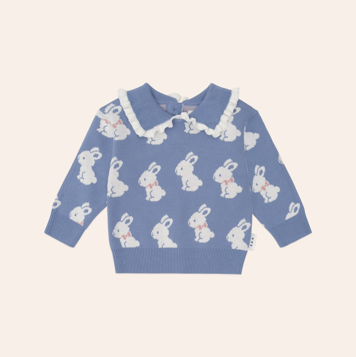 BUNNY FIELD FRILL COLLAR PULLOVER