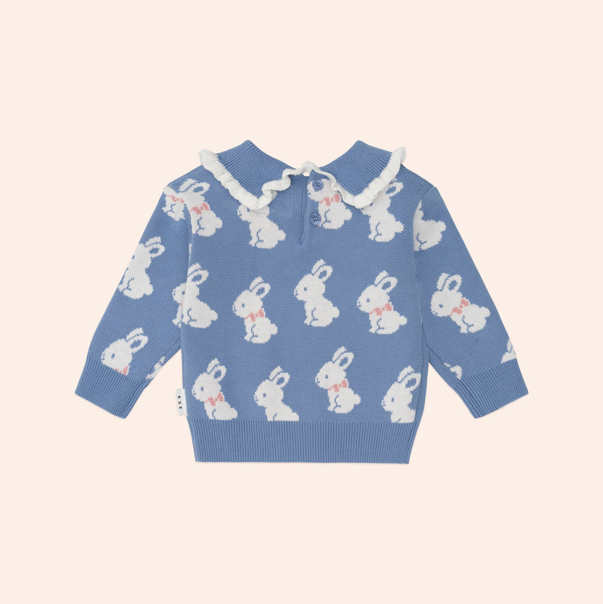 BUNNY FIELD FRILL COLLAR PULLOVER