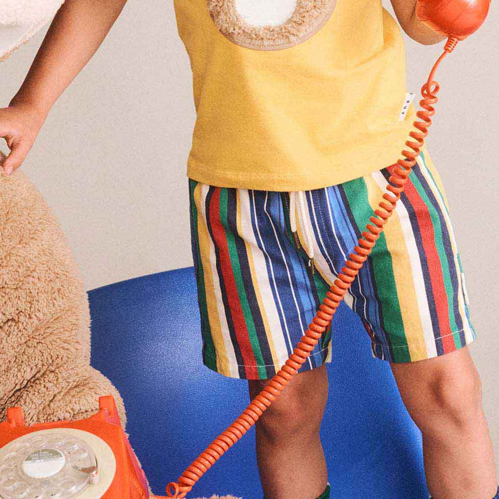 VARIEGATED STRIPE BOARDSHORT