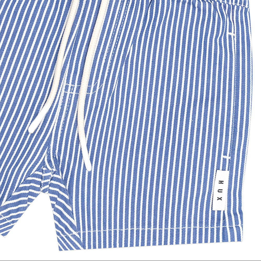 COBALT STRIPE DRAWCORD SHORT