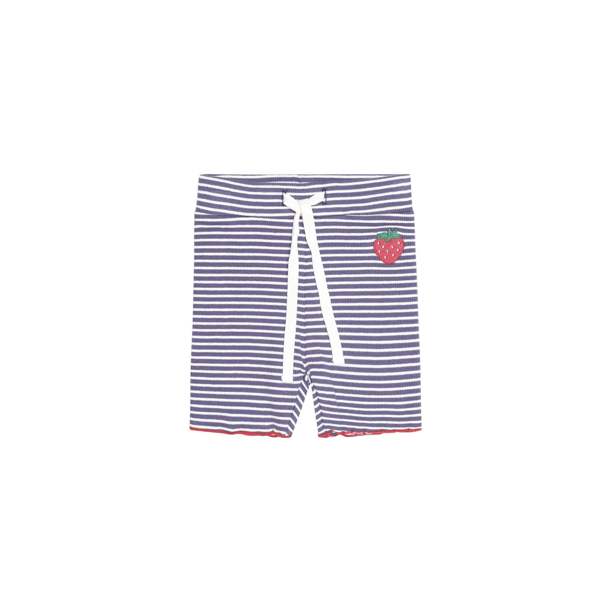 INK STRIPE RIB BIKE SHORT