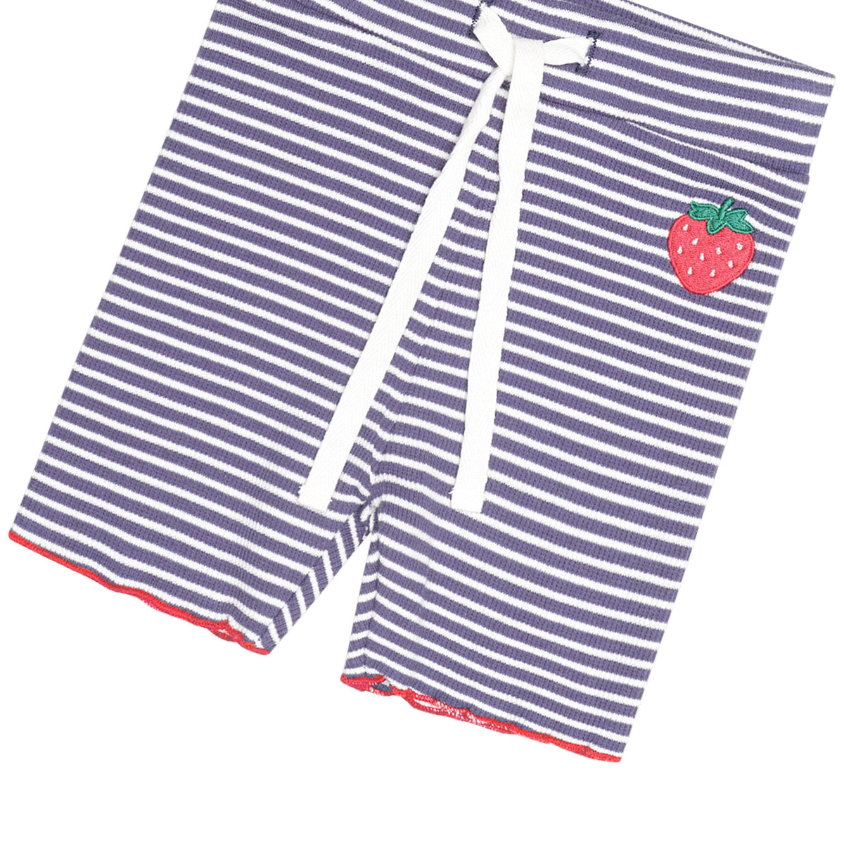 INK STRIPE RIB BIKE SHORT