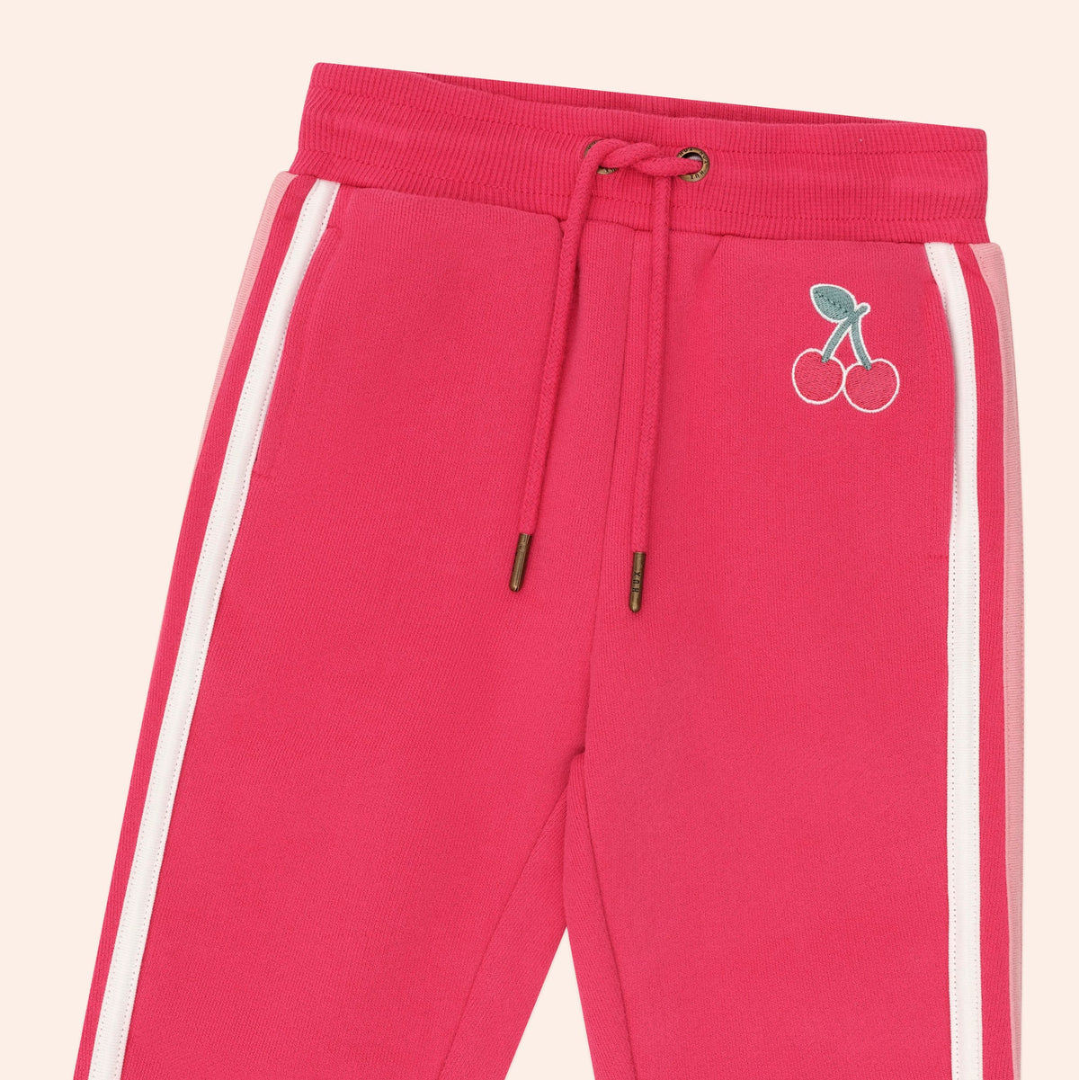 CHERRY RACER STRIPE TRACKPANT