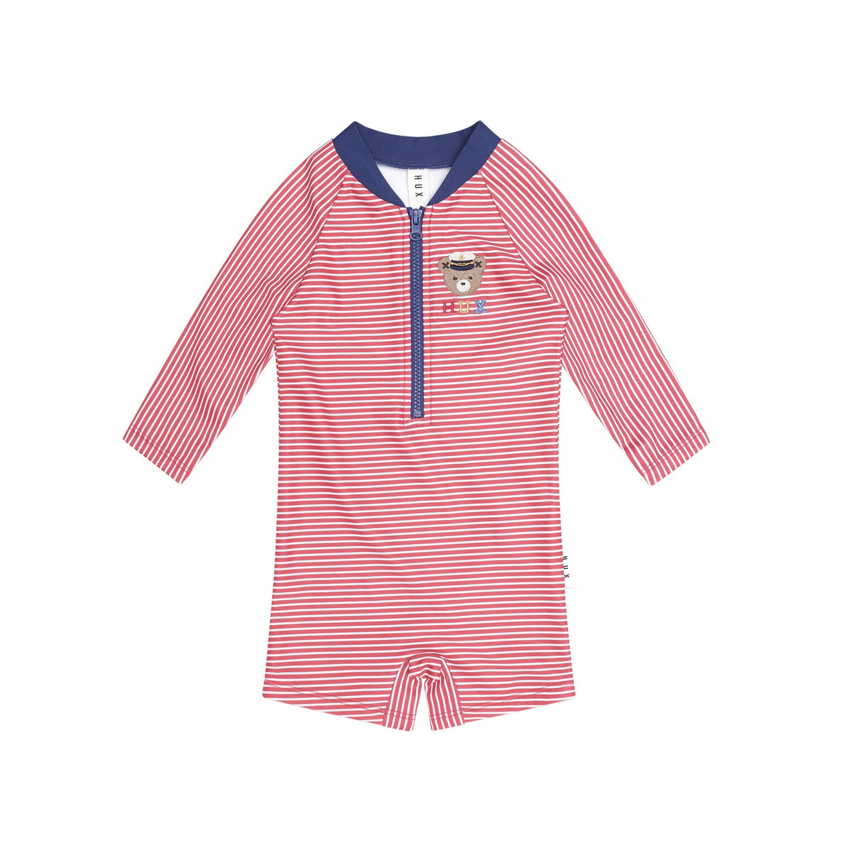 RED STRIPE HUX RASHSUIT