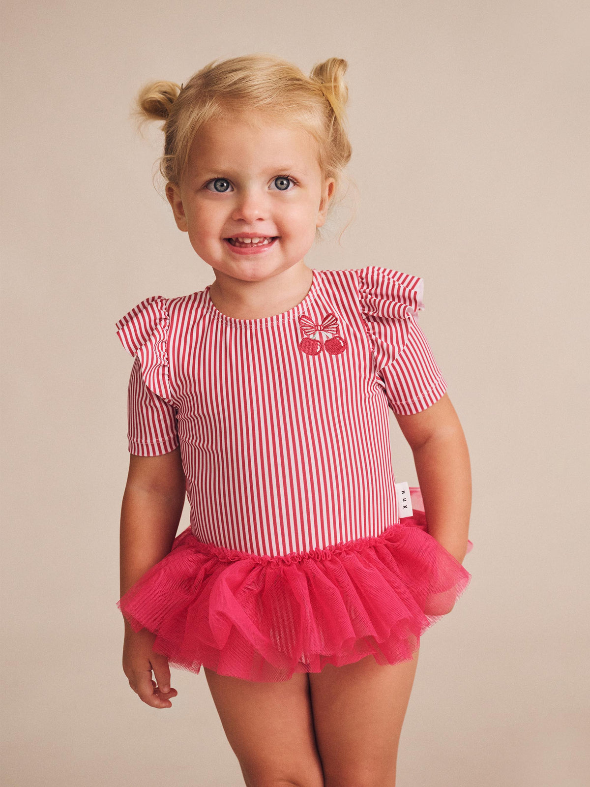 Ballerina Swimsuit Cherry Pie Stripe