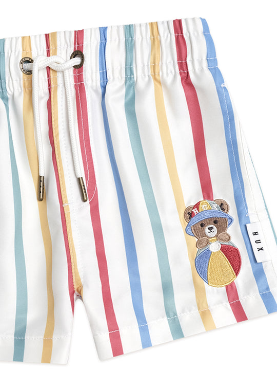 Huxbear Stripey Swim Shorts