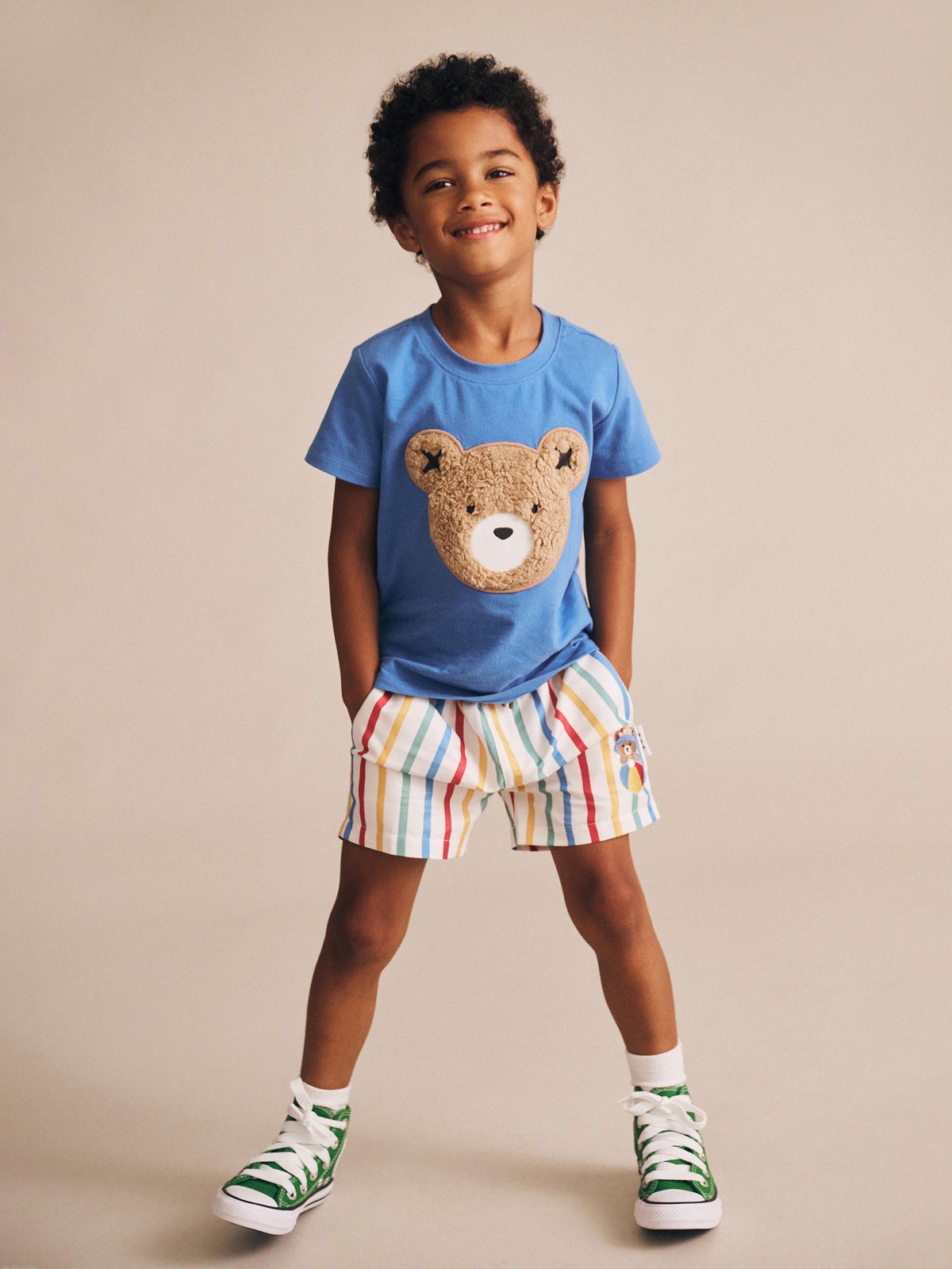 Huxbear Stripey Swim Shorts