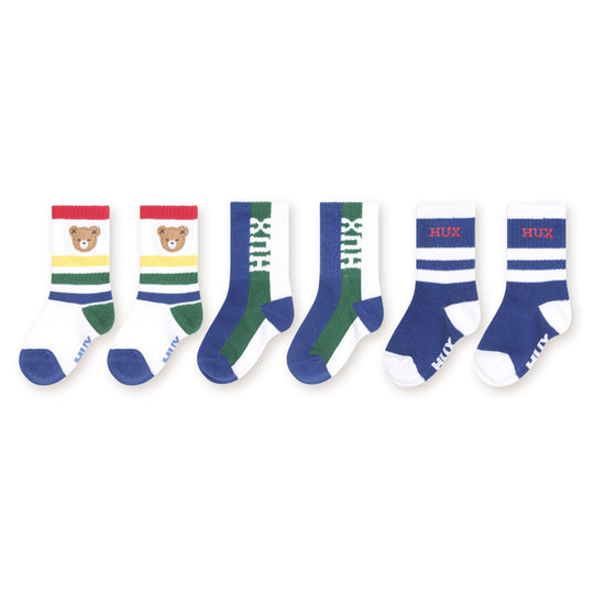 3PK BOYS SPORTS SOCKS