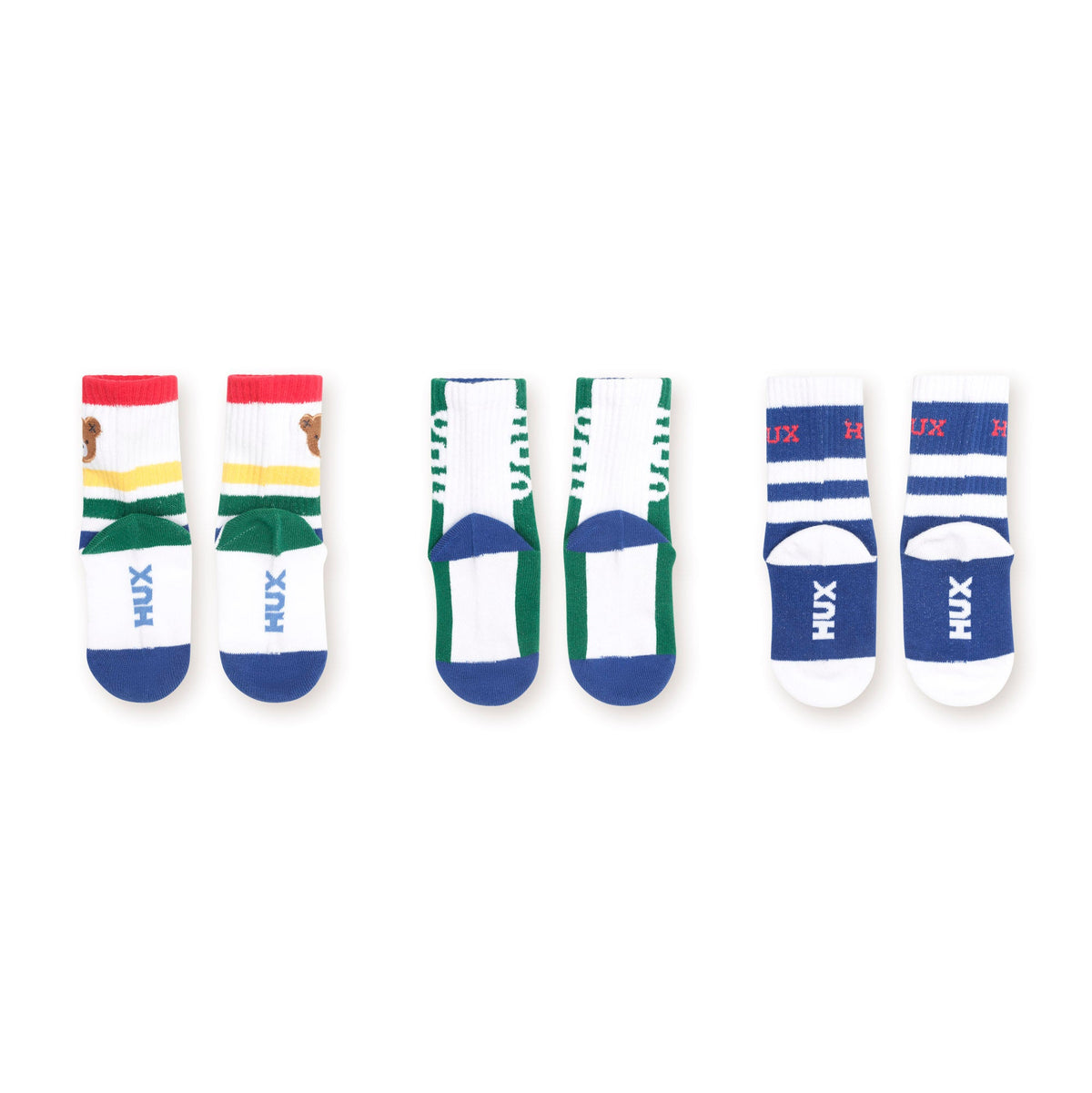 3PK BOYS SPORTS SOCKS