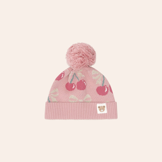 CHERRY BOW BEANIE