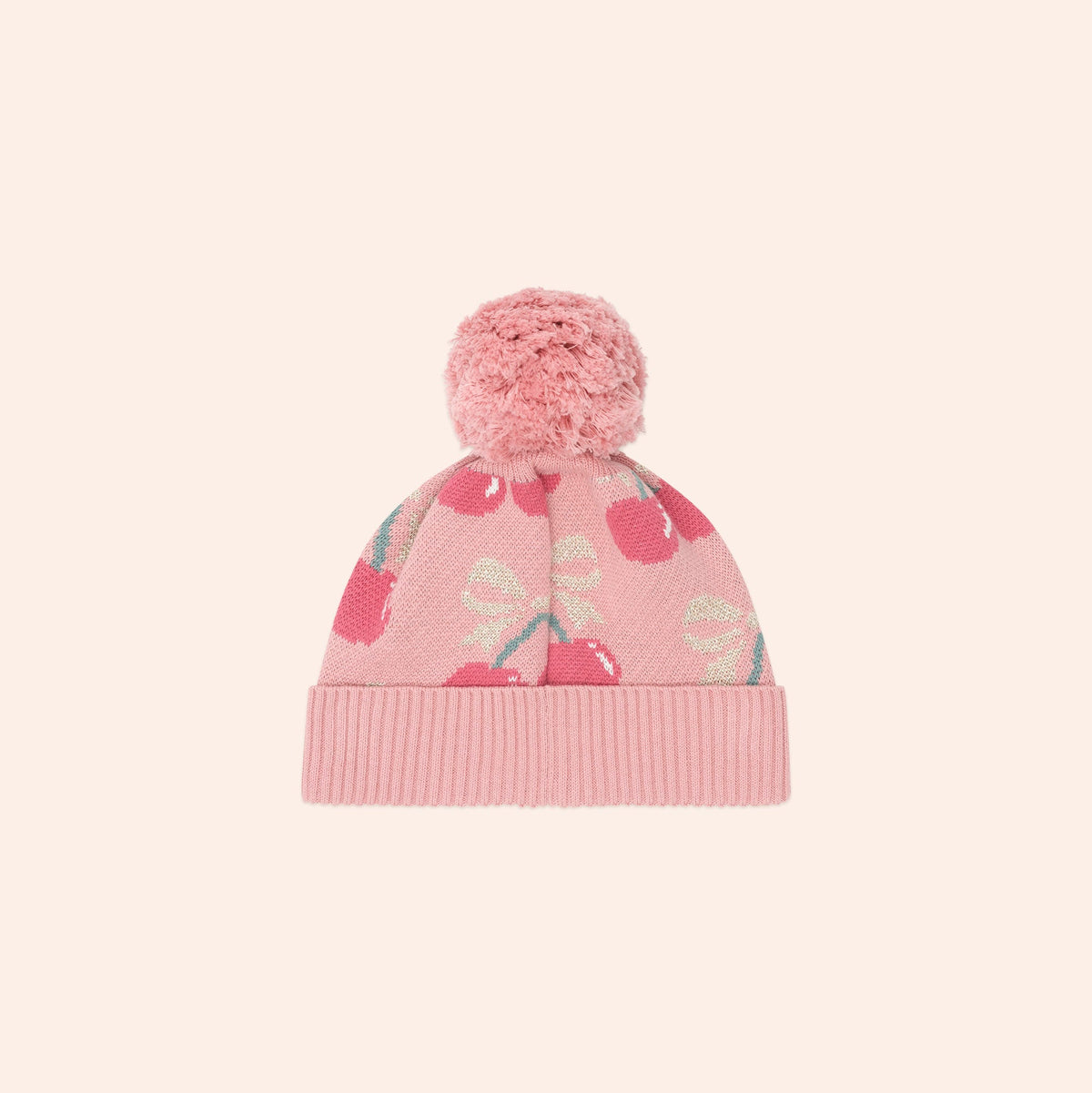 CHERRY BOW BEANIE