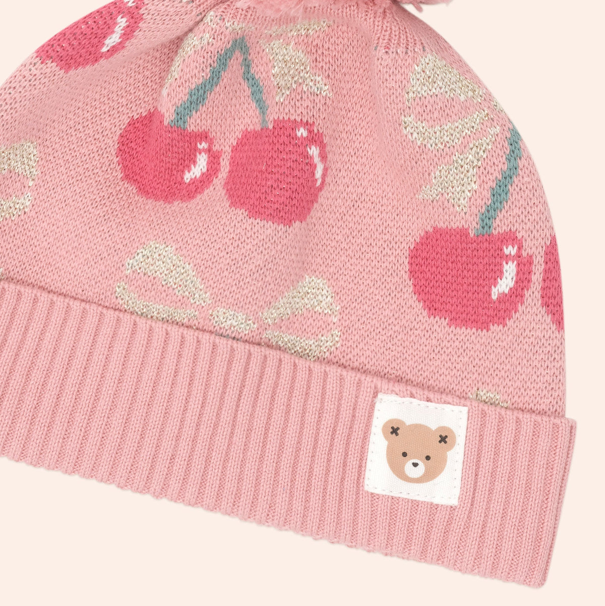 CHERRY BOW BEANIE