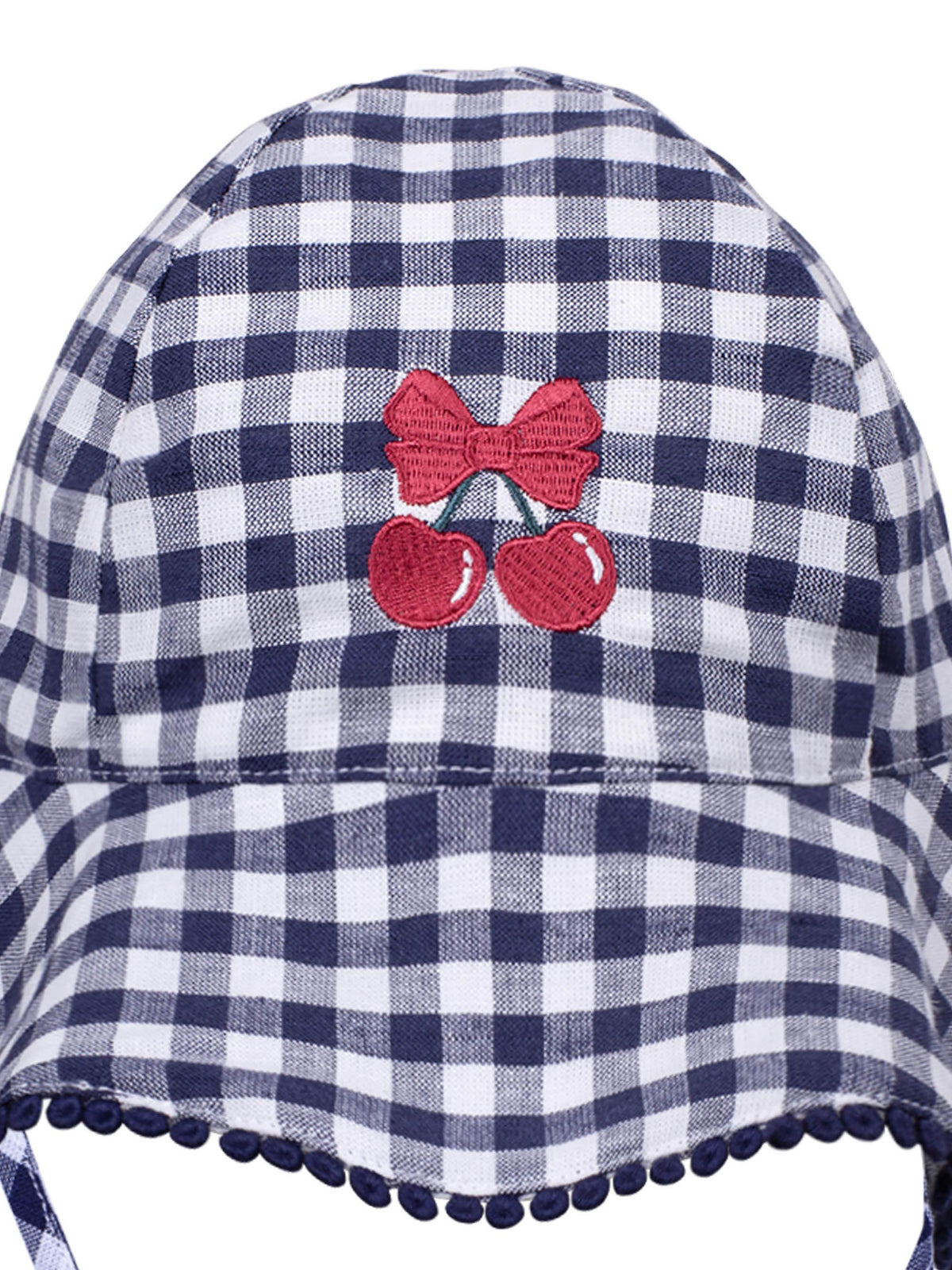 Frilly Sunhat Cherry Pie Check