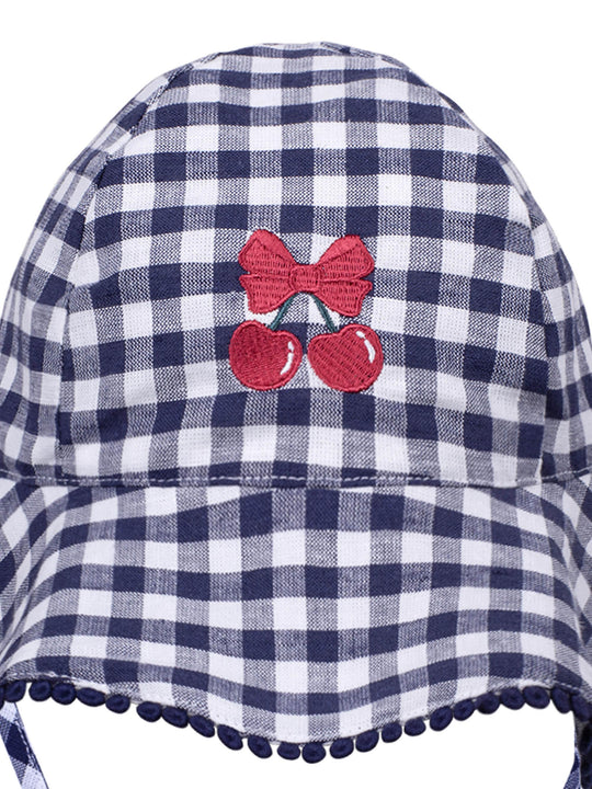 Frilly Sunhat Cherry Pie Check