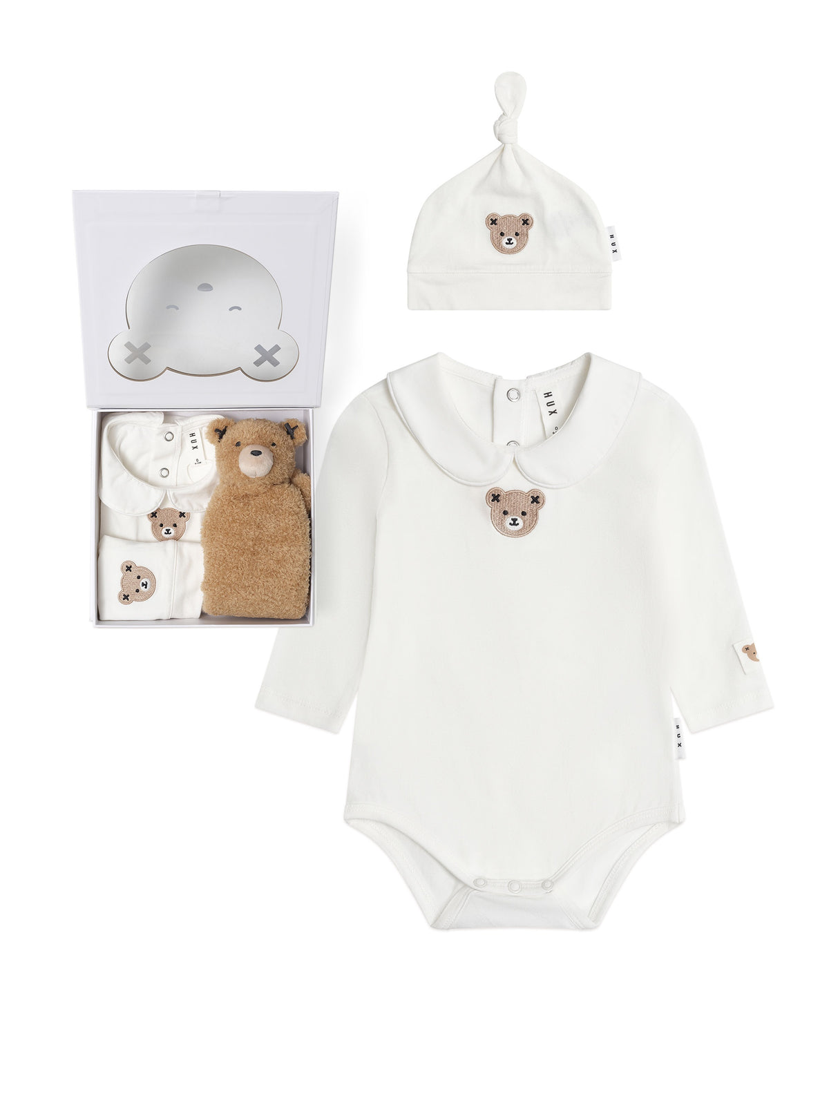 Baby&#39;s First Gift Set - Romper, Hat, Comforter