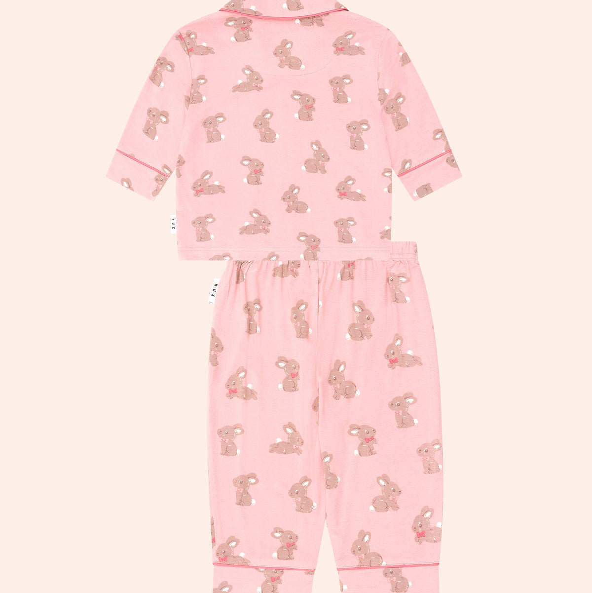 DUSTY PINK BUNNY PJ SET