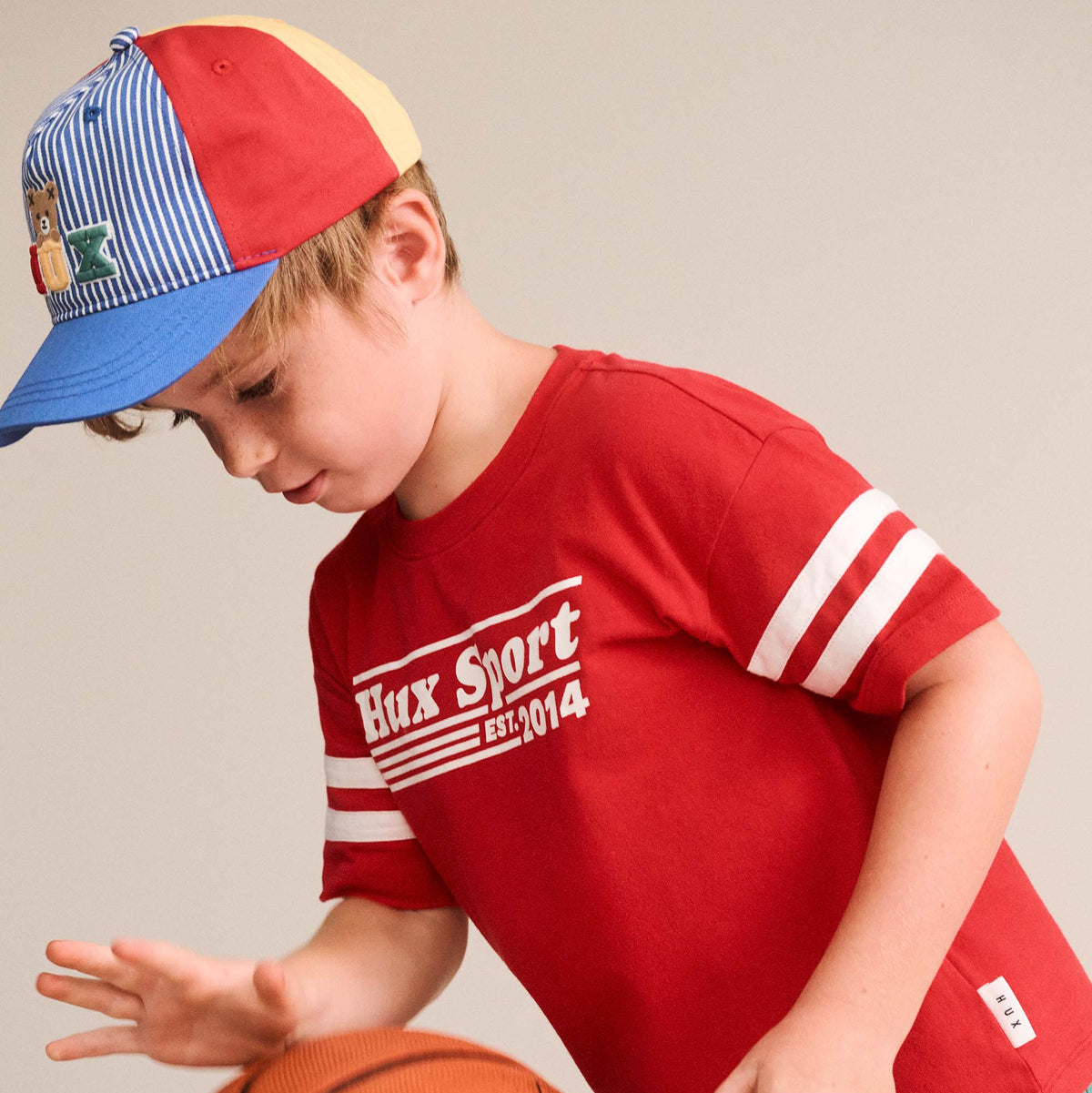 HUX SPORT SPORTY STRIPE TEE