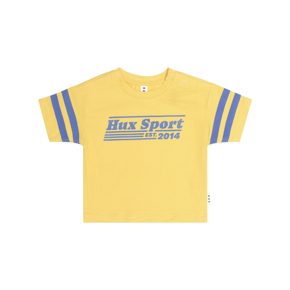 HUX SPORT SPORTY STRIPE TEE | YELLOW