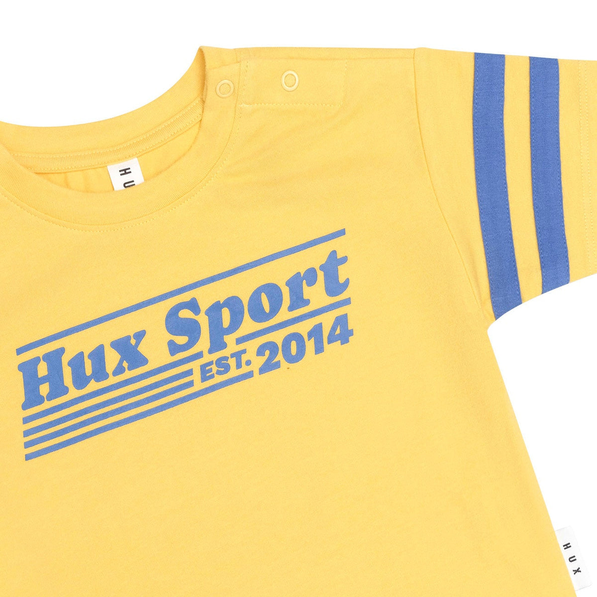 HUX SPORT SPORTY STRIPE TEE | YELLOW