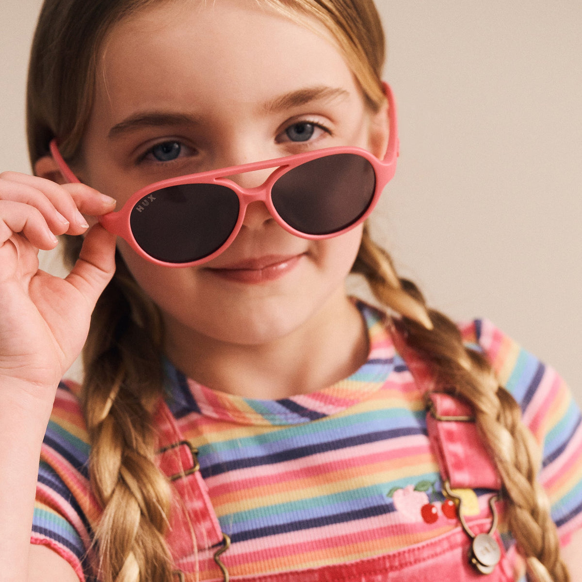 RASPBERRY AVIATOR SUNNIES