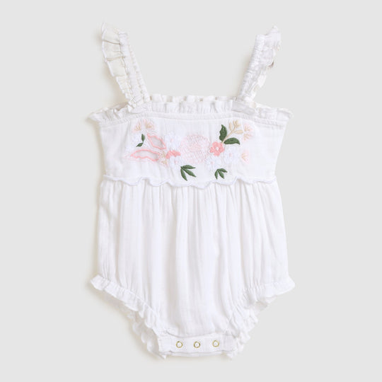 Vienna Playsuit | White