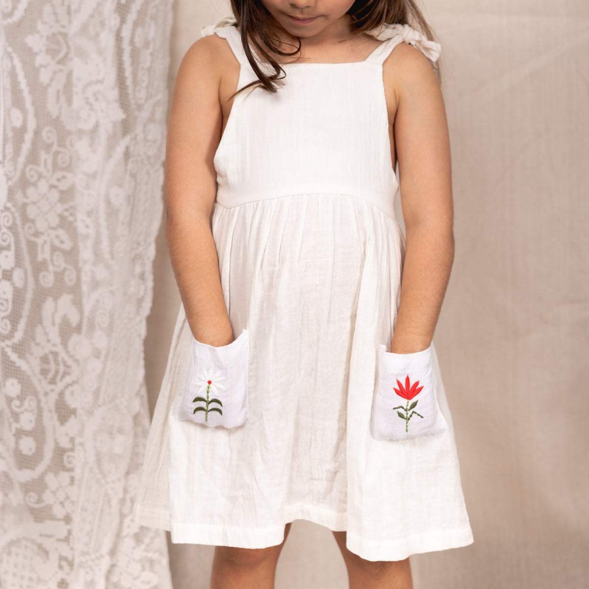 Marianne Dress | White