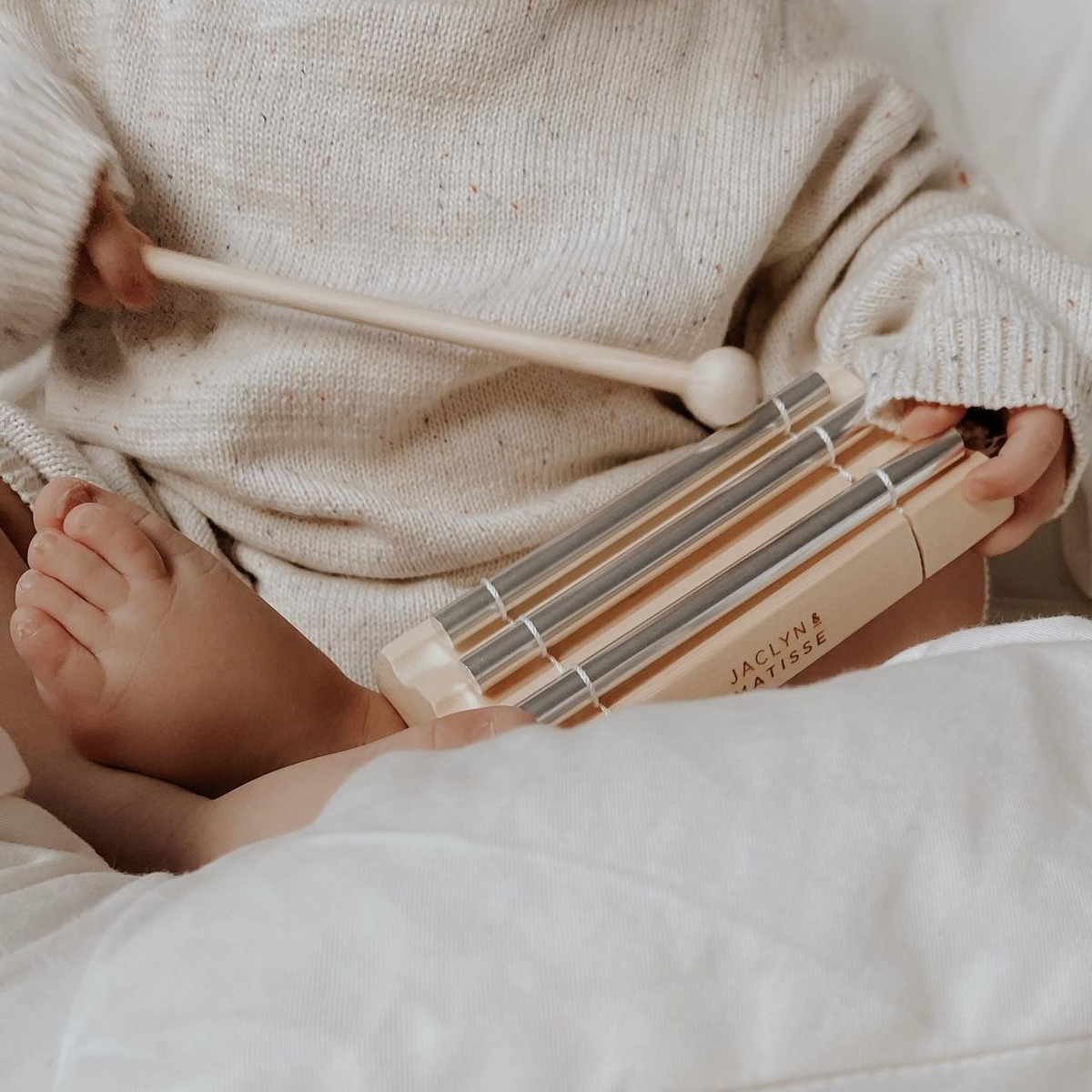 Jaclyn & Matisse | Wooden Xylophone Chime Bar