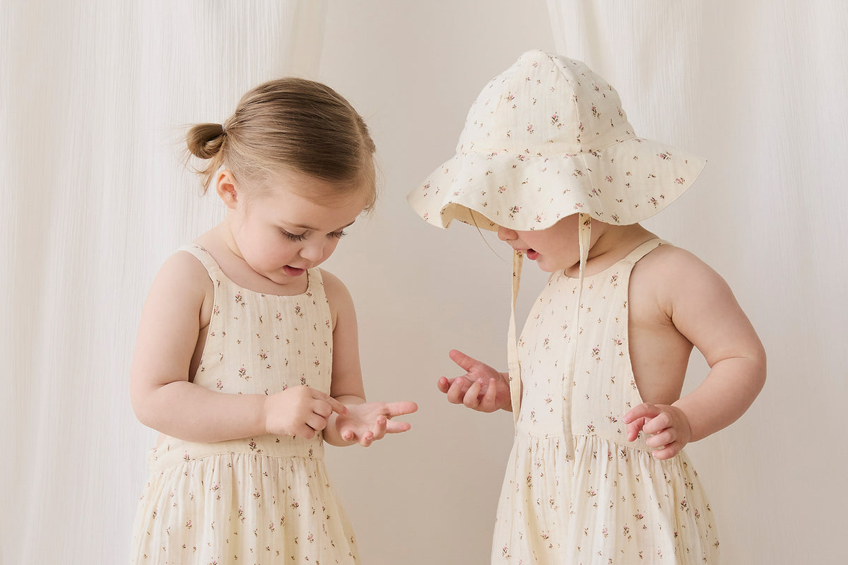 Organic Cotton Muslin Noelle Hat | Dina Antique