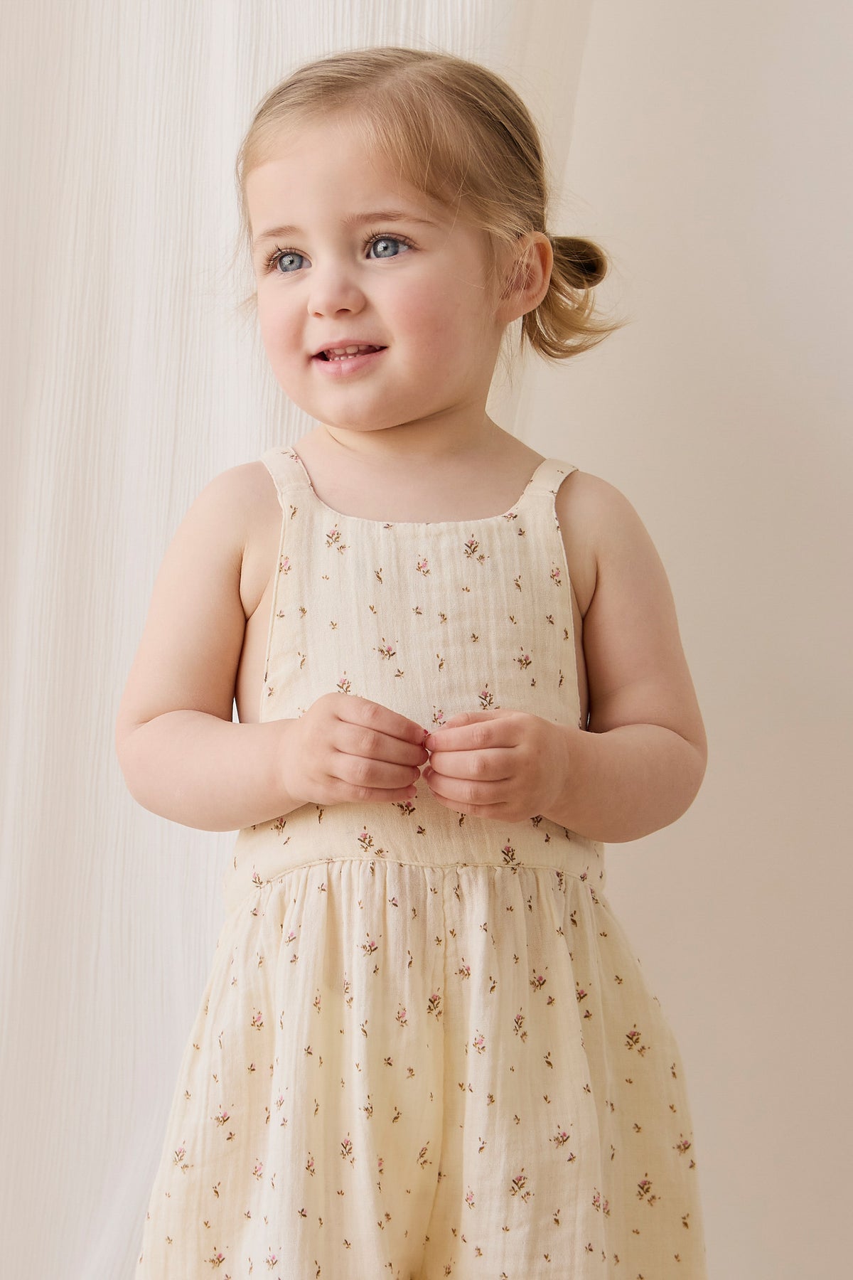 Organic Cotton Muslin Lana Jumpsuit | Dina Antique