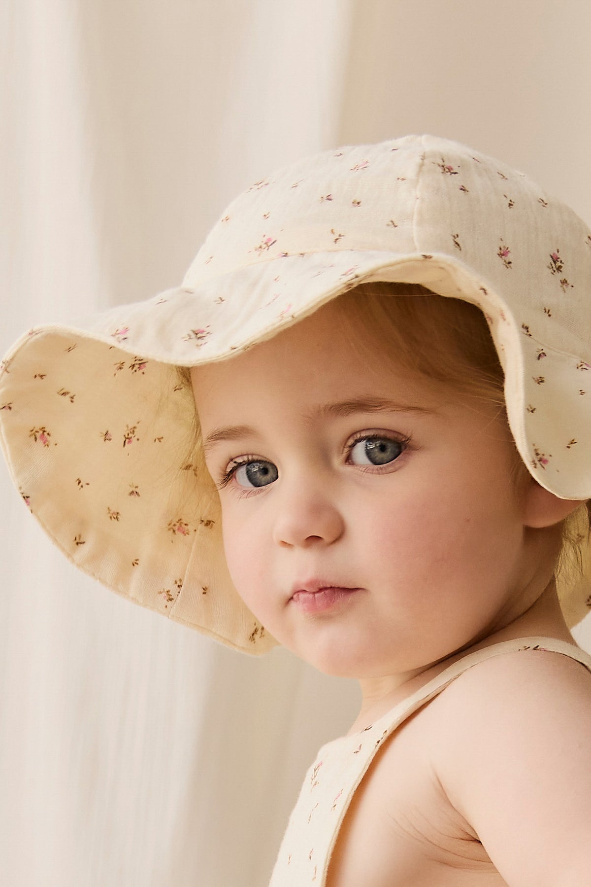 Organic Cotton Muslin Noelle Hat | Dina Antique