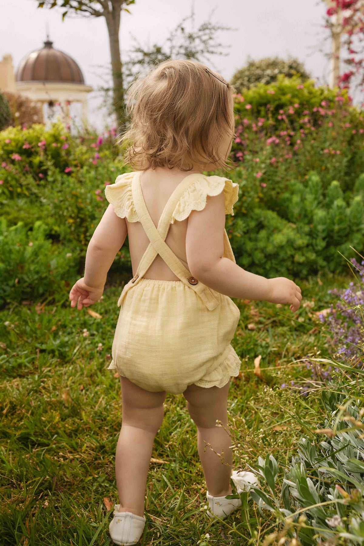 Organic Cotton Muslin Luciana Playsuit