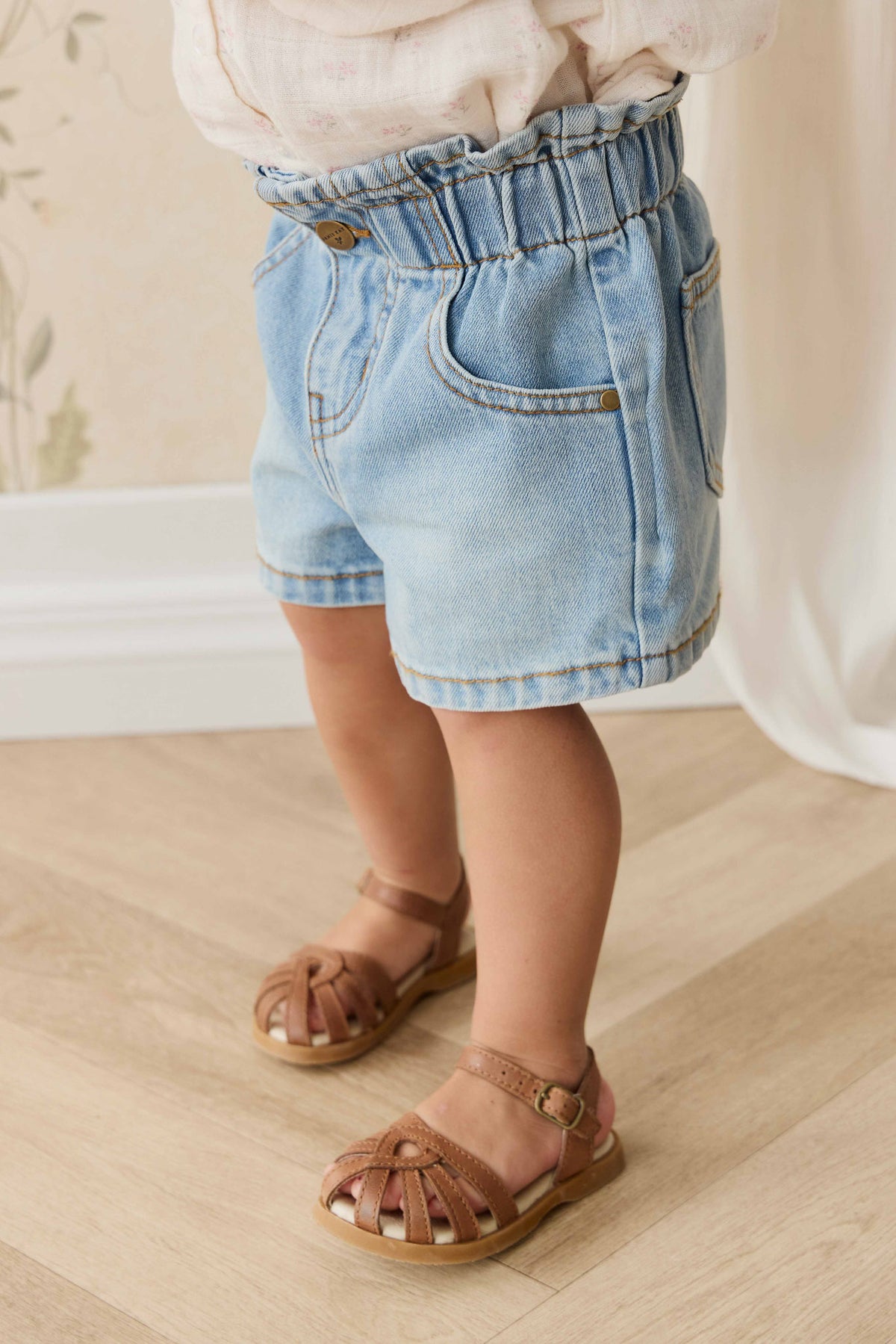 Kora Short | Antique Blue