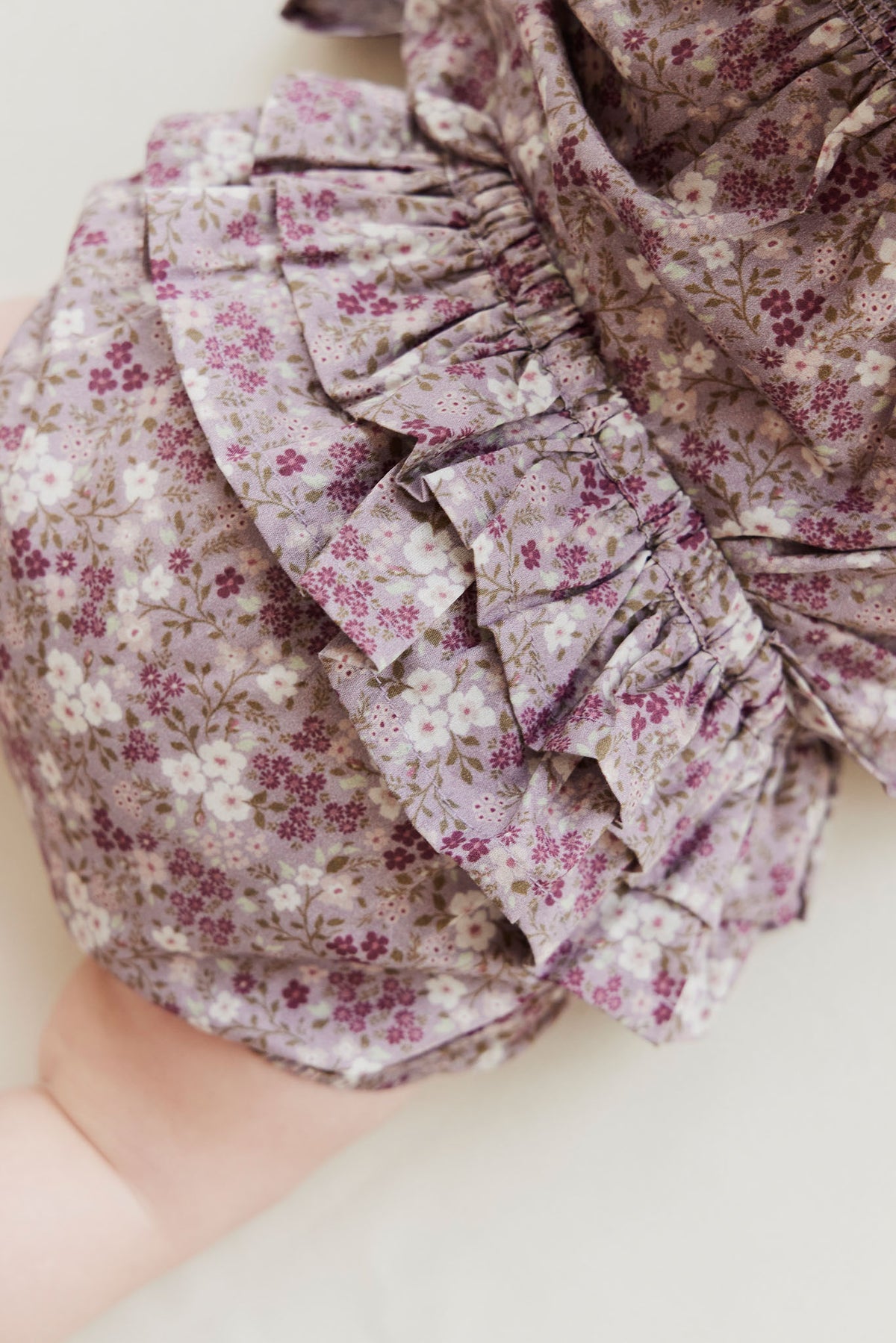 Organic Cotton Kennedy Bloomer | Pansy Floral Fawn