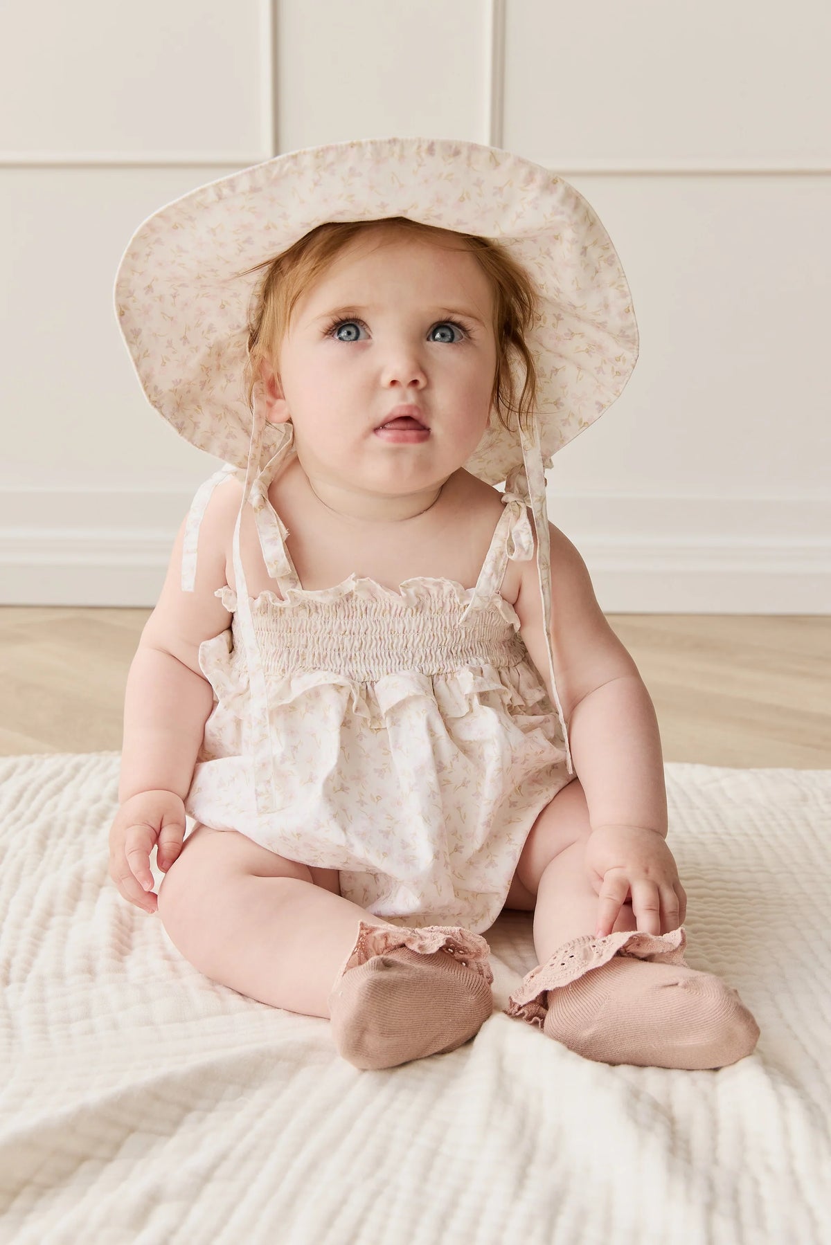 Organic Cotton Cleo Playsuit | Aries Mauve